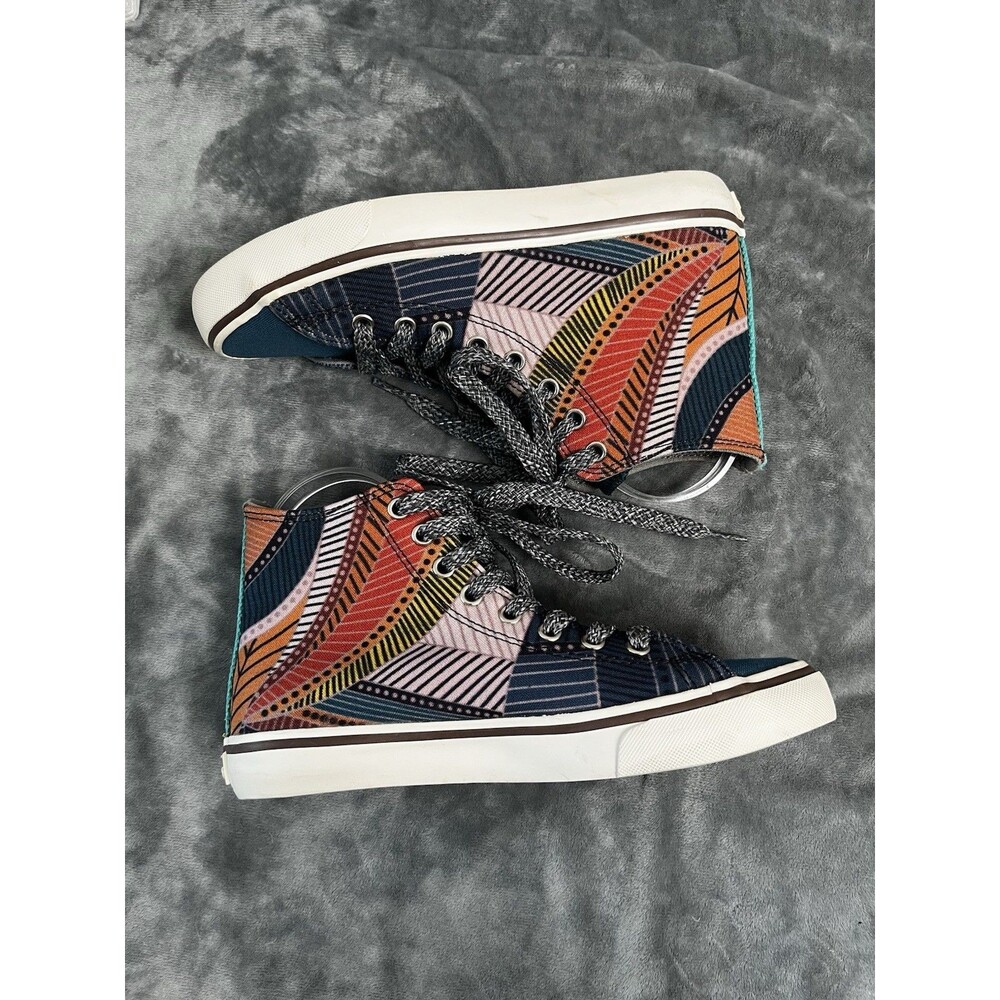 INKKAS Cyprus High Top Sneakers Bohemian Tribal Print Women 5 / Men 3 EUR 36